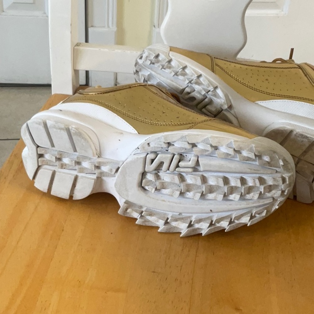 Fila Metallic Gold Sneakers - Picture 7 of 8